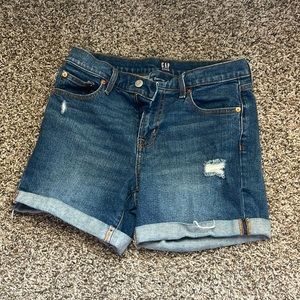Gap Size 27 Shorts with rolled hem. 5” inseam.
